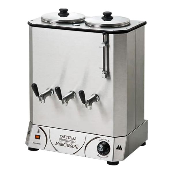 Cafeteira Elétrica Industrial 8 Litros 2500W Inox - Marchesoni / 110v