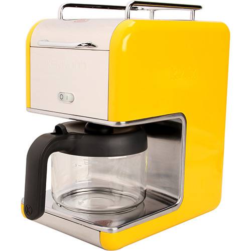 Cafeteira Elétrica Kenwood CM028 6 Xícaras Metal Amarela