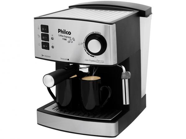 Tudo sobre 'Cafeteira Elétrica Philco Coffee Express - Prata e Cinza 2 Xícaras'