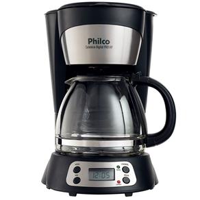 Cafeteira Elétrica Philco Digital PHD14P - Preta/Prata - 220v