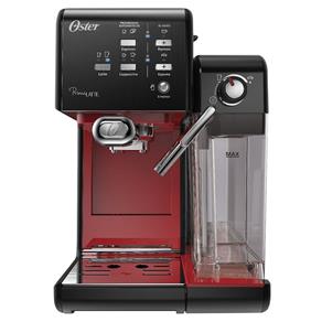 Cafeteira Espresso PrimaLatte II Preta/Vermelha - Oster - 110V