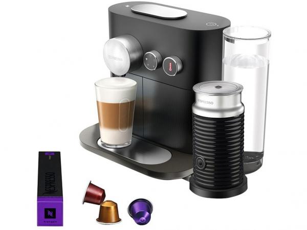 Tudo sobre 'Cafeteira Expresso 19 Bar Nespresso Expert - Combo Expert Black + Aero3 Preta'