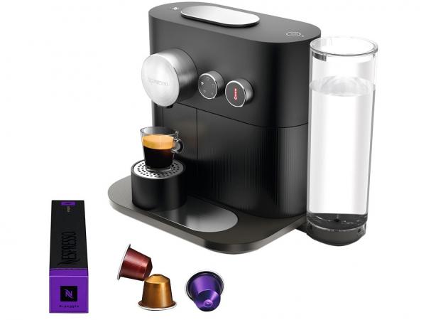 Cafeteira Expresso Nespresso Expert Black - com Kit de Boas Vindas 14 Cápsulas