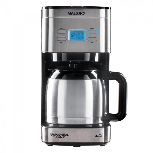 Cafeteira Inox Mallory Aroma Digital Thermic 120v