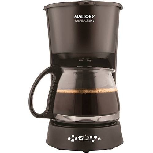 Cafeteira Mallory Cafemax 15 Bar Preta