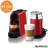 Cafeteira Nespresso Combo Essenza Mini Vermelho para Café Espresso - A3NRD30-BR