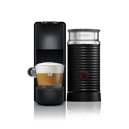 Cafeteira Nespresso Essenza Mini C30, 0.6l, 1450w, Café Cremoso, Aeroccino, Preto 220V