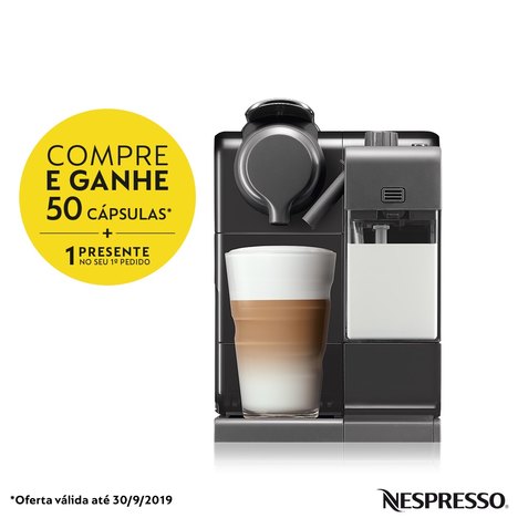 Cafeteira Nespresso Lattissima Touch Facelift Preta 110V