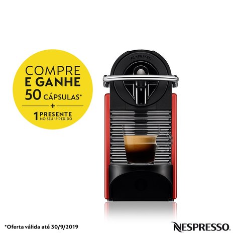 Cafeteira Nespresso Pixie D60 Vermelho Carmine - 110V