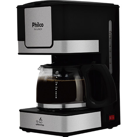 Cafeteira Ph16 220V Sistema Corta-Pingo 600Ml Preta - Philco