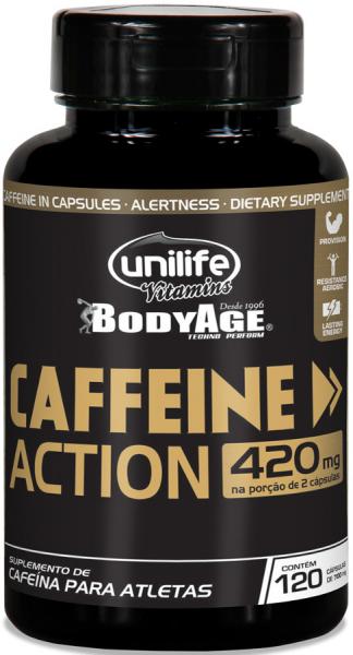 Caffeine Action 120 Cápsulas 420mg Unilife