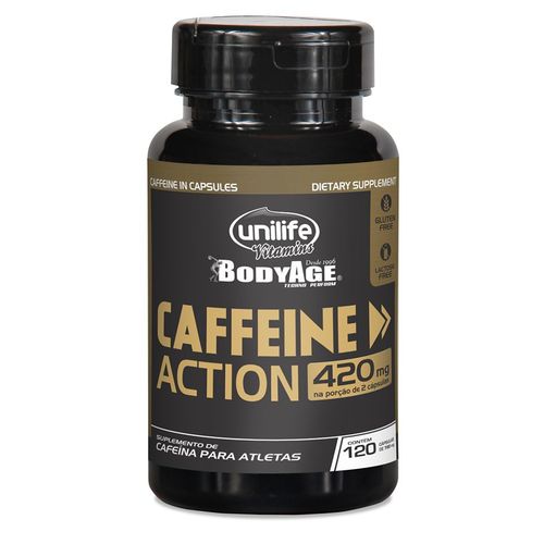 Caffeine Action Unilife - 120 Capsulas -