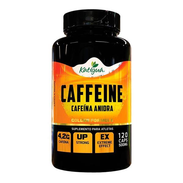 Caffeine (Cafeína Anidra) - 120 Cápsulas - Katigua Sport