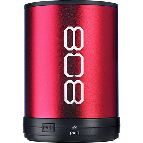 Caixa Acústica Bluetooth Canz 808 Vermelha 2Watts
