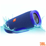 Tudo sobre 'Caixa Acústica Bluetooth JBL à Prova D'Água Azul - CHARGE 3'