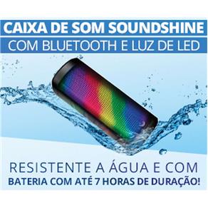 Caixa Acustica Mini Portatil C/BLUETOOTH/LED MD Tecnologia