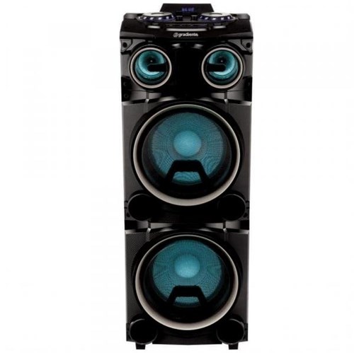 Caixa Amplificada Gradiente GCA-103 Power Bass, USB, SD-Card, Bluetooth, 1500W RMS - Bivolt