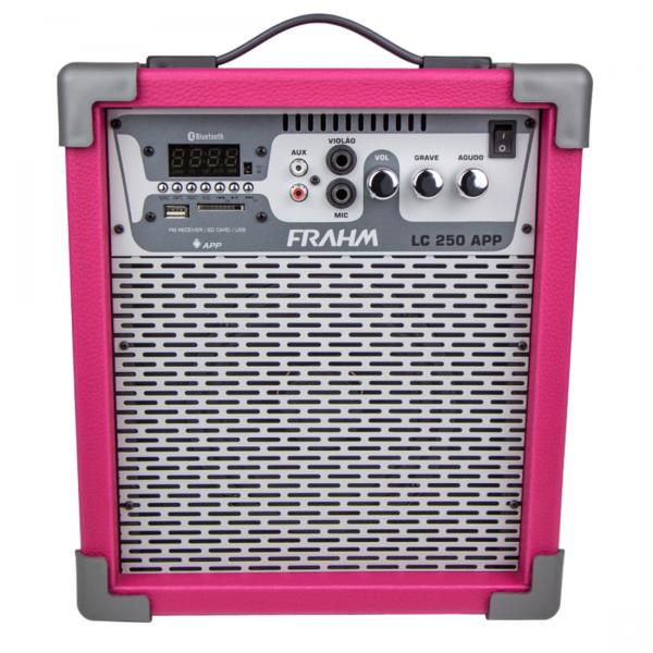 Caixa Amplificada LC250 APP 60W Pink 31335 - Frahm