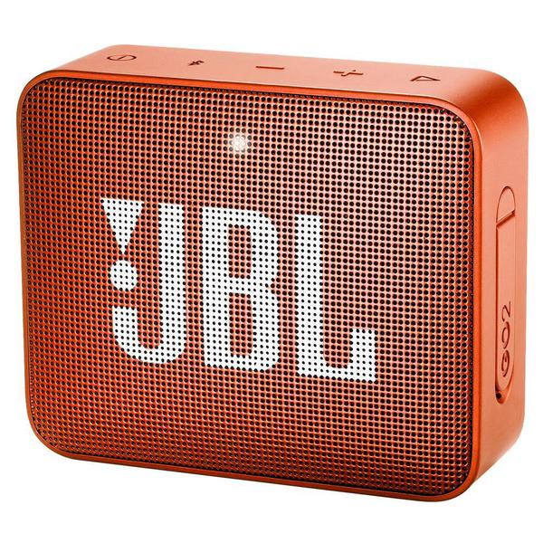 Caixa Bluetooth JBL GO2 Orange, à Prova Dágua, Bluetooth, Autonomia Até 5hs - Laranja
