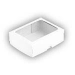Caixa com Visor S19 (8,5cm X 12,5cm X 3,5cm) Branca 10 Unidades Assk Rizzo Embalagens