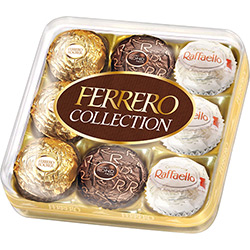Caixa de Bombom Ferrero Collection com 9 Unidades 100g - Ferrero Rocher