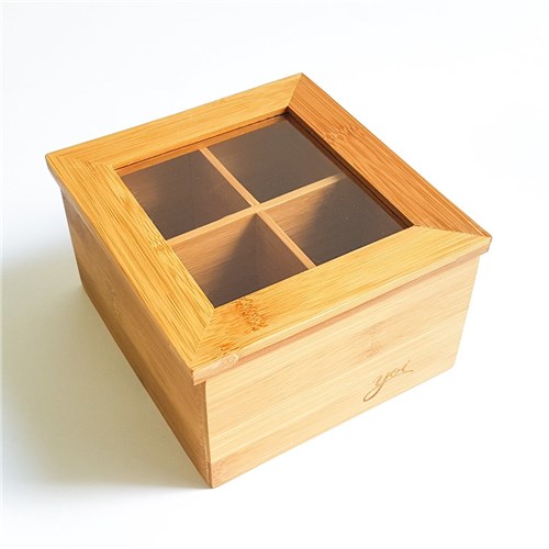 Caixa de Chá Bambu