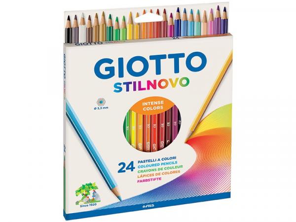 Tudo sobre 'Caixa de Lápis de Cor 24 Peças Giotto - Stilnovo'