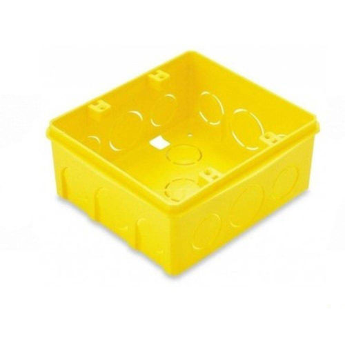 Caixa de Luz 4x4 Quadrada Amarela