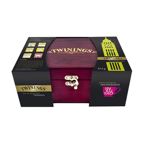 Tudo sobre 'Caixa De Madeira De Chá Twinings Nova Embalagem 2017'