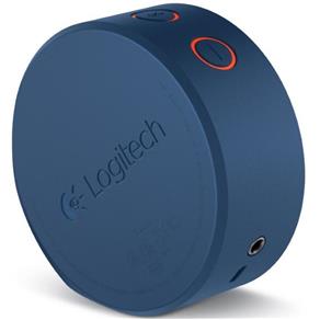 Caixa de Som - 1.0 - Logitech Wireless X100 - Azul/Laranja - 984-000388