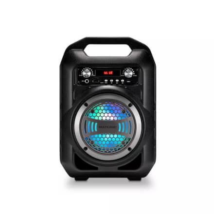 Caixa de Som 6 em 1 Bluetooth 50w RMS Karaokê Rádio FM Multi - Multilaser