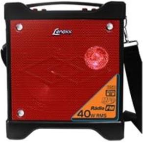 Caixa de Som Amplificada 40W Amplificar Portatil com Bateria Interna Lenoxx Ca301 Recarregavel - BIVOLT