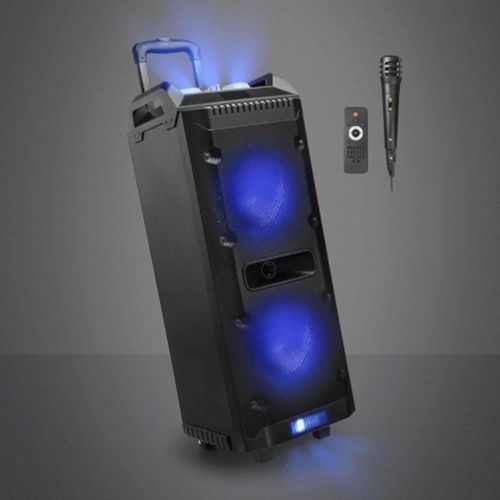 Caixa de Som Amplificada Multilaser SP290, 300W, Luzes LED, Bluetooth, Preto - Bivolt