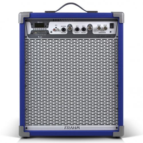 Caixa de Som Amplificada Multiuso LC 450 APP Azul 80W - Frahm 