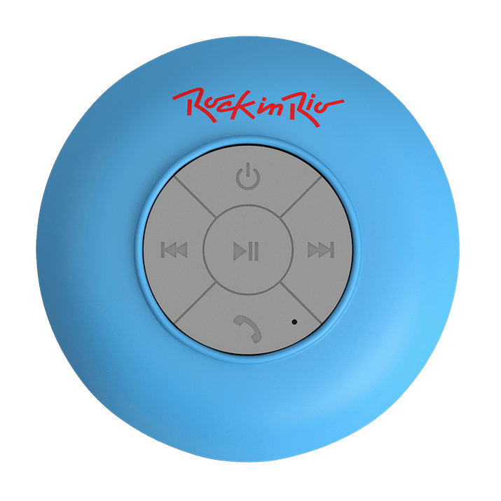 Tudo sobre 'Caixa de Som Aquarius Acqua Rock In Rio Azul MTC1310, Bluetooth, Resistente à Água, Funções Multimídia e Viva-voz'