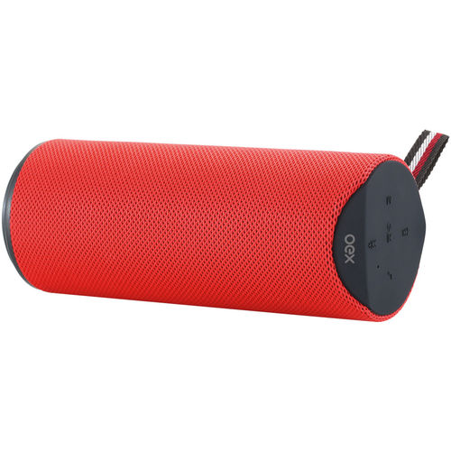 Caixa de Som Bluetooth 20w Rms Oex Speaker Spool Sk410 Vermelho