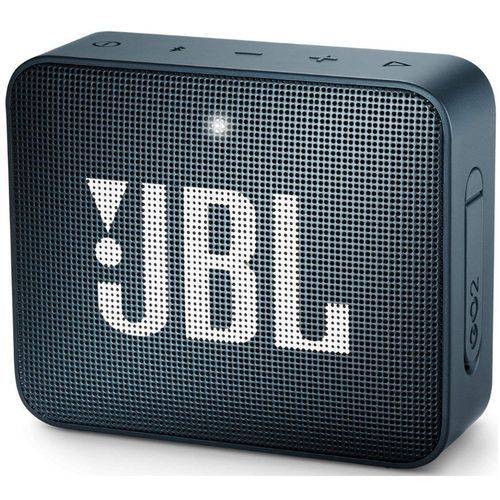 Caixa de Som Bluetooth - 1.0 - JBL GO 2 - Navy (À Prova de Água) - JBLGO2NAVYBR