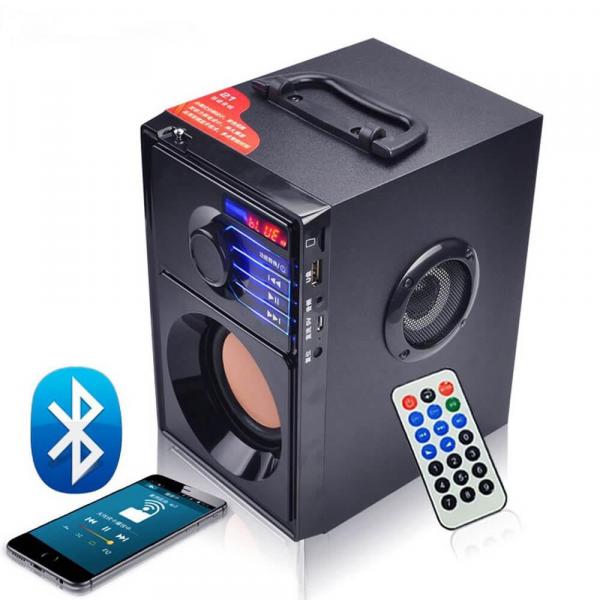 Caixa de Som Bluetooth 100W RMS Cartão SD FM USB AUX - Bateria Recarregável 2.000 MA - Xtrad