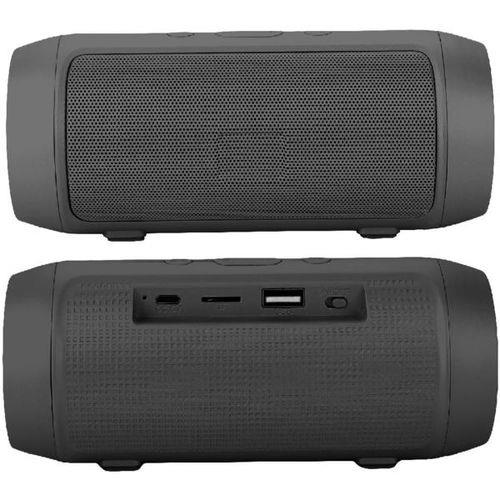 Caixa de Som Bluetooth 6W Portátil Stereo + Rádio FM Resistente Água Preto Mini 3+