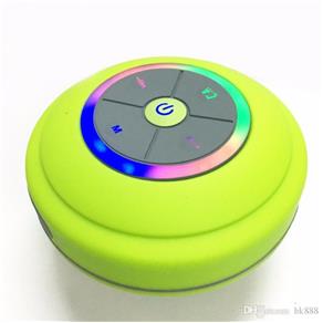 Caixa de Som Bluetooth a Prova Dagua LED Verde Q9