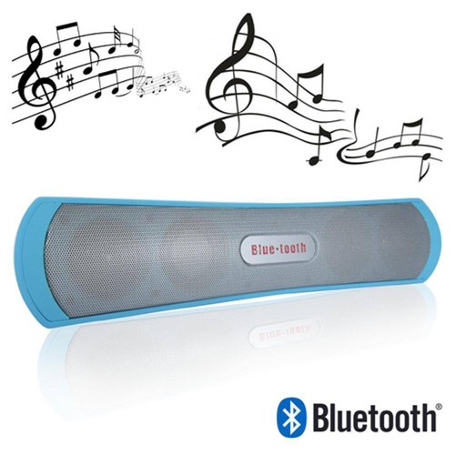 Caixa de Som Bluetooth com Rádio Fm Cartão , Usb Mp3 - Azul