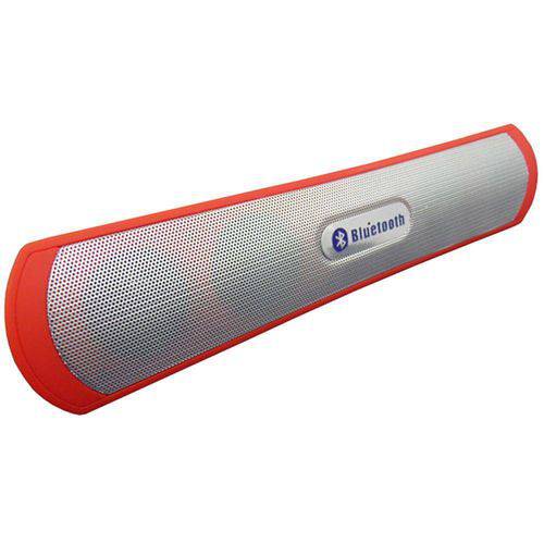 Caixa de Som Bluetooth com Rádio Fm Cartão , Usb Mp3 - Vermelho