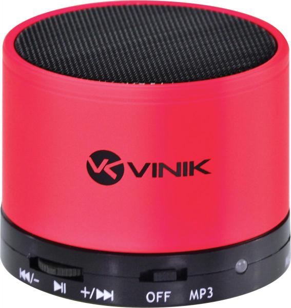 Caixa de Som Bluetooth/fm/microsd/mic 3 W Rms Musicbox Vermelho - 548