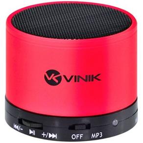 Caixa de Som Bluetooth/Fm/Microsd/Mic 3 W Rms Musicbox Vermelho