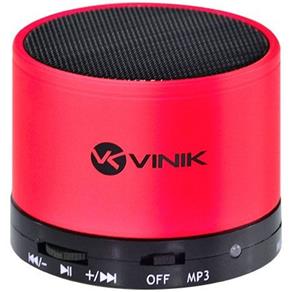 Caixa de Som Bluetooth/Fm/Microsd/Mic 3 W Rms Musicbox Vermelho