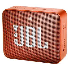 Caixa de Som Bluetooth Go 2 Orange JBL com Bluetooth e à Prova D´Água