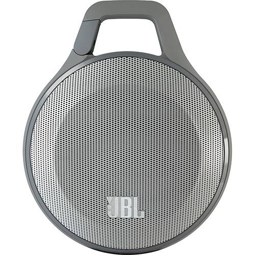 Caixa de Som Bluetooth JBL Clip Cinza - 3,2 Watts RMS e 5h de Bateria