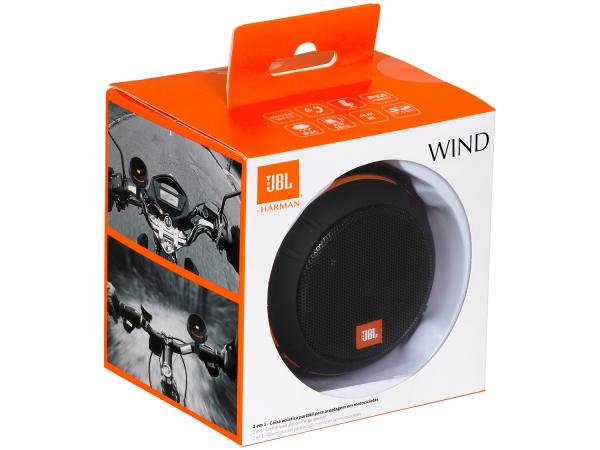 Caixa de Som Bluetooth JBL Wind 3W Rádio FM - Leitor Cartão SD e Resistente à Água