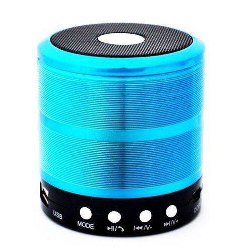 Tudo sobre 'Caixa de Som Bluetooth Mini Speaker Space Line WS-887 AZUL'