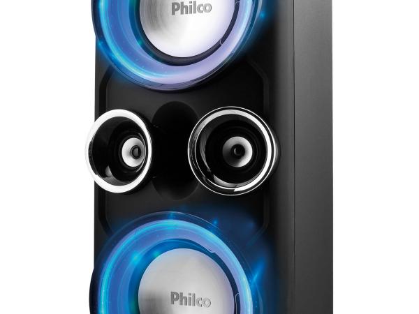Caixa de Som Bluetooth Philco PHT12000 Double - 1200W USB com Subwoofer